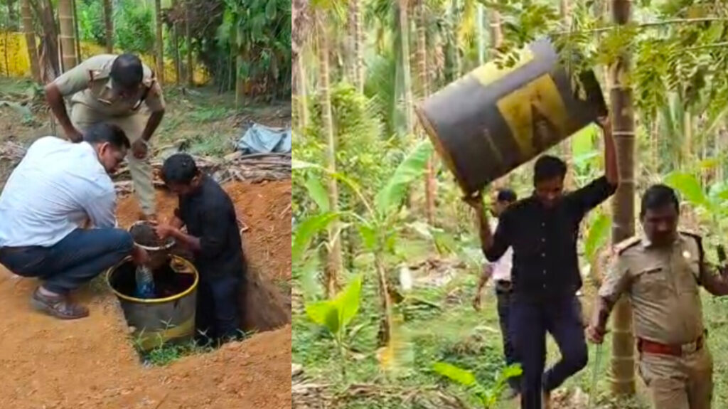 200 ലിറ്റർ വാഷും വാറ്റുപകരണങ്ങളും പിടികൂടി