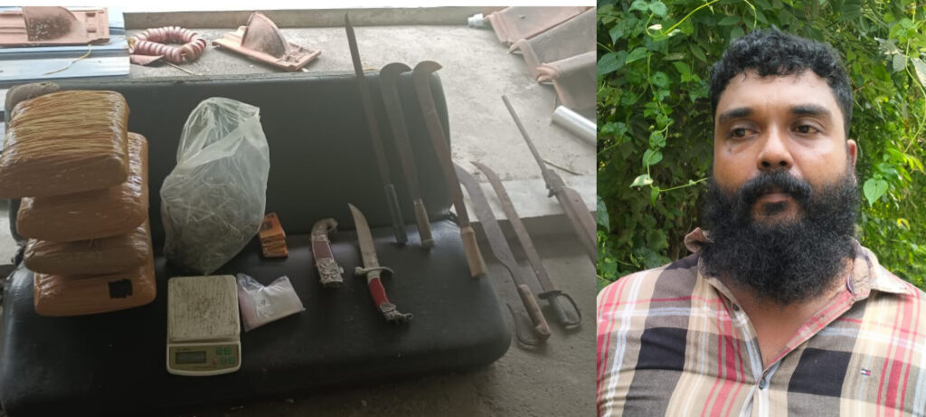 മീൻപിടിത്തത്തിൻ്റെ മറവിൽ കഞ്ചാവ് വിൽപന; യുവാവ് അറസ്റ്റിൽ