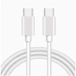Original 30W Fast Cable Compatible With Google Pixel 6, Pixel 6 Pro, Pixel 6 XL, Pixel 6A / 6 A, Pixel 7, Pixel 7 Pro, Pixel Type C to C – White