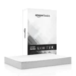 Amazon Basics A4 Copier Paper | Multipurpose Paper | 75 GSM | 500 Sheets | Compatible with Inkjet & Laser Printers