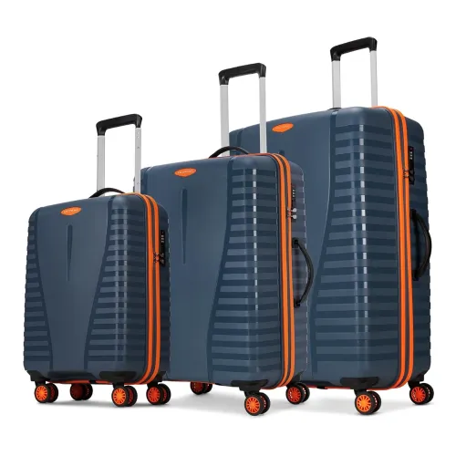 Aristocrat Airpro Max Set of 3 (S+M+L) Trolley Bags, Spanish Blue