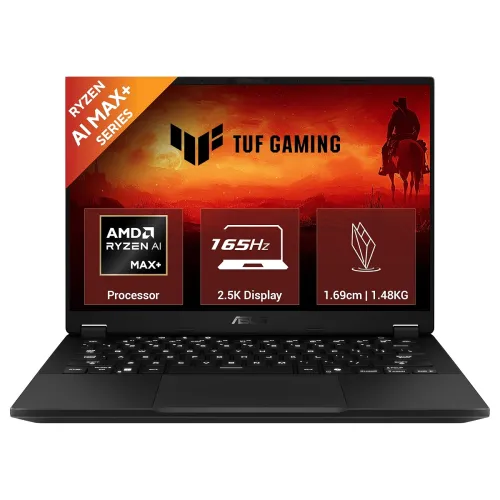 ASUS TUF A14 (2026),AMD Ryzen AI MAX+ 392, AMD Radeon 8060S iGPU,32GB RAM,1TB SSD, QHD+, 14\'(35.5 cm),Windows 11, M365 Basic(1Y)* Office 2024,Jaeger Gray,1.48 Kg,FA401EA-RG020WS, Creator/Gaming Laptop