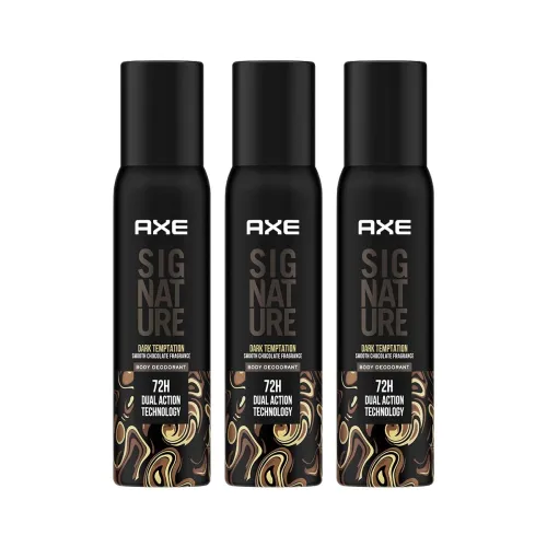 Axe Signature Champion Long Lasting Deodorant No Gas Body Perfume For Men 200ml, Pack of 3