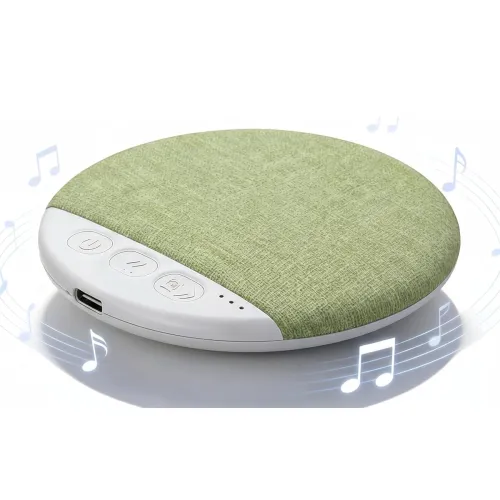 Bluetooth Pillow Speaker, Ultra Thin Under Pillow Speaker for Sleeping, Wireless Sleep Aid with White Noise Timer, Stereo Bass, Private Sleep Headphones for Bedside, Meditation & Side Sleepers