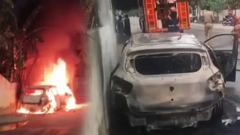 Venganoor car fire