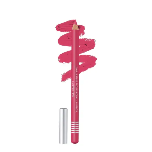 Colors Queen Lip Liner Pencil | Long Lasting & Waterproof Formula | Matte Lip Liner Pencil for Women (L-12, Baby Pink)
