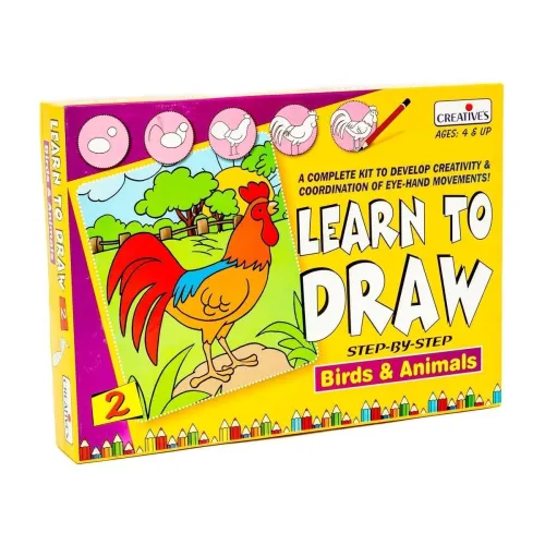 Creative’s Creative Educational Aids 1039 Learn to Draw – Birds and Animals