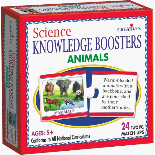 Creative’s Science Knowledge Booster – Animals | Knowledge About the Amazing Animal World | Match Picture Game |Science | Science Knowledge Booster Series | Ages-5 & UP
