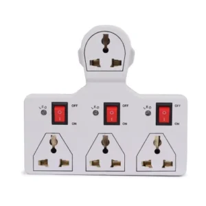 Digiway 4 Universal Socket 3 Switch Multi Plug Extension Board/Multiplug