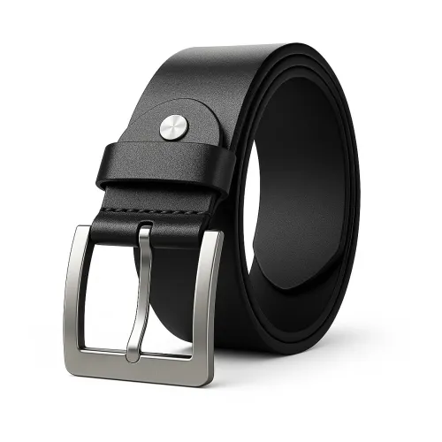 GIOLYNN Men’s Genuine Leather Belt for Men, Formal/Casual,Autolock,Black | Choose Size Waist Size | (Black)