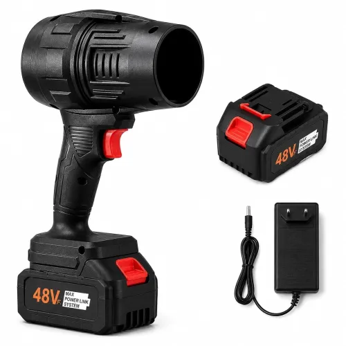 Handheld Electric Air Blower,Turbo Jet Blower Cordless,Handheld High Powerful Blow Brushless for Extra runtime,Multipurpose Car,Home Corner, Road Cleaning Easy use Home