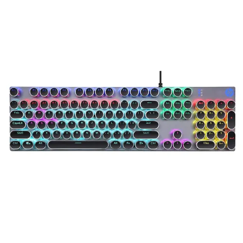 HP GK400Y Mechanical Gaming Keyboard / Light Sync Backlit / Auto-Sleep Mode / RGB Colour/Full-Size Mechanical Keyboard