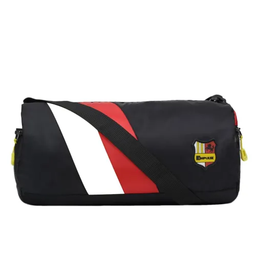 Impulse Polyester 16 cms Black Travel Duffle (Vegas Black)