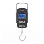 IONIX Weight Machine for Luggage, Wait Machine, Luggage Wighing Scale, Digital Weighing Scale, Bag Weighing Scale for Luggage, Electronic Portable Fishing Hook Type Digital LED Screen, 50 kg (Black)
