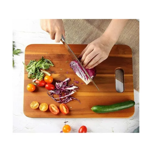 JAGIRA Divine Touch Water Proof Wooden Chopping Board with Wood Handle, Multipurpose Cutting Board for Vegetables, Fruits & Cheese, for Kitchen Use, BPA Free, Eco-Friendly, Anti-Microbial (Pack of 1) JAGIRA Divine Touch Water Proof Wooden Chopping Board with Wood Handle, Multipurpose Cutting Board for Vegetables, Fruits & Cheese, for Kitchen Use, BPA Free, Eco-Friendly, Anti-Microbial (Pack of 1)