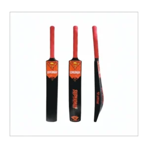 Kaizen Super-Rise Cricket Bat – Size 8 Plastic Fibre Bat for Kids | Lightweight & Durable Cricket Bat for Practice & Fun Play – Black Color