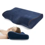 Memory Foam Bed Pillow，Adaptive Pillows for Neck Pain Relief，Medium Firm Pillow for Side,Back,and Stomach Sleepers Keep Pressure Relief to Deep Sleep (White, Standerdd)
