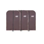 Men’s Coat Blazer siut cover Foldover Breathable Garment Bag with Handles and Gusset – Brown COT006