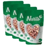 Nurito Peanut Roasted & Salted 800Grams (200g X 4) – Crunchy and Vegan-Friendly Salted Peanut Snack for Weight Loss | Healthy Choice by Every Mom | Beat Your Craving Or Hunger With Tasty Protein-Rich Roasted Moongfali, Good For All Learning