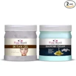Pink Root De-Tan Gel 500gm with Diamond Cream 500gm