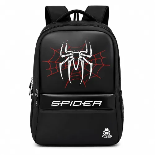 R BUNDELA STORE School bag for boys backpack Laptop Backpack Men & Women | For School, Office & Travel Daily Use Stylish Boys Girls Spider Bag | 5 Pockets 2 Hidden Pocket Black R BUNDELA STORE School bag for boys backpack Laptop Backpack Men & Women | For School, Office & Travel Daily Use Stylish Boys Girls Spider Bag | 5 Pockets 2 Hidden Pocket Black
