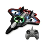 Remote Control Airplane for Kids | RC Airplane Fighter Jet with Light, 360° Flip, Stunt Roll Easy to Fly Stable Jet Fighter Toys for Boys & Adults | Design As Per Stock