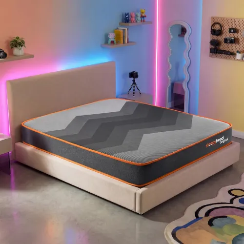 Sleepyhead Original Designed by Duroflex – 3 Layered BodyIQ Orthopedic Memory Foam Mattress | Zero Partner Disturbance | Medium Firm | 10 Years Warranty | 5 Inch Queen Size Bed Mattress (75x60x5)