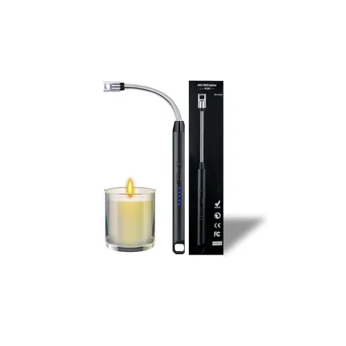 SR Gas Lighter (Pack of 1) for Kitchen Use | Rechargeable Electric Lighter | Diwali Lighter | Stove & Candle Lighter with Charging Port | More Much Use in Single Charge