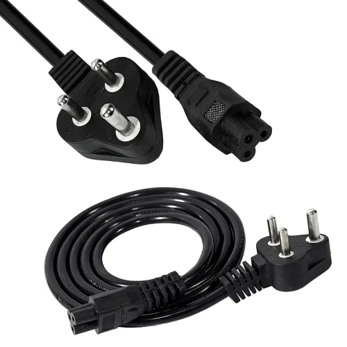 Storite 1.5M 3 Pin Laptop Power Adapter Cable, Black