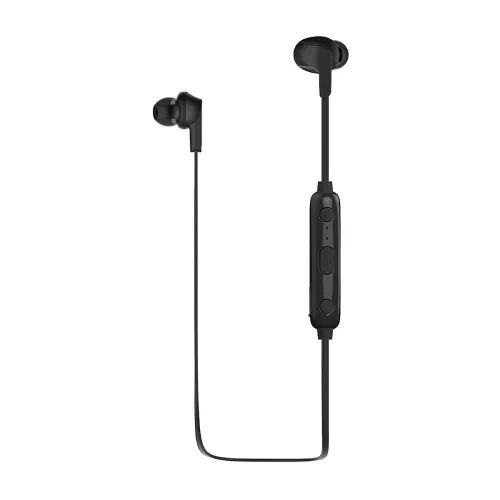 Ultralong Playback time sweatproof Stylish Wireless Magnetic Bluetooth Sports Headset with in Built Mic (Black), Compatible with Android and iOS Devices