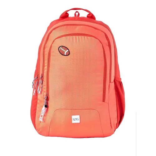 Wiki Stylish Unisex Backpack 3 Durable & Lightweight backpack for Men & Women | Backpack for Office, Gym, Travel (33.5 Litre, Orange)