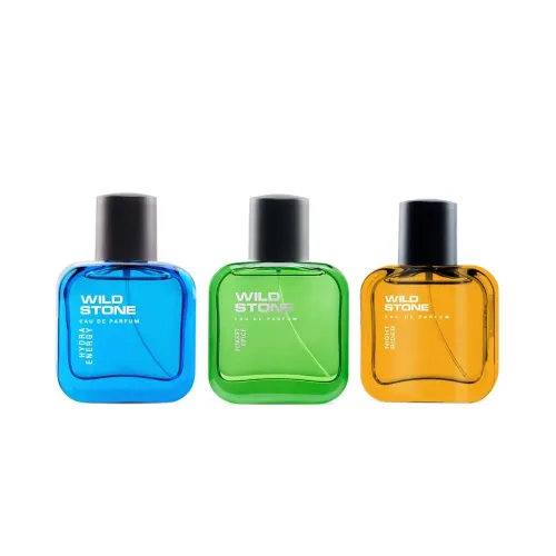 Wild Stone Forest Spice, Hydra Energy and Night Rider Long Lasting Eau de Parfum for Men, Pack of 3 (30ml each)