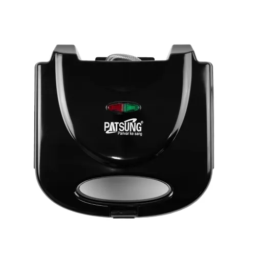 Sandwich Grill Maker – 800W Non-Stick Fixed Grill Plates, Black | Compact & Fast Heating with Indicator Lights | Easy to Clean & Store | Cool-Touch Handle