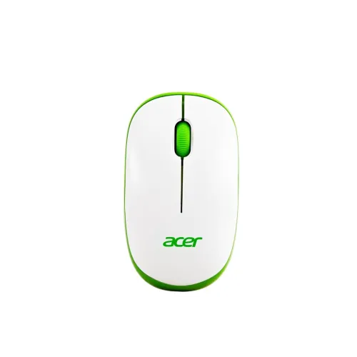 acer Flow Wireless Mouse | 1600 DPI Optical Sensor | 2.4GHz Wireless with USB Nano Receiver | Ergonomic Lightweight Design | Smooth Tracking for Laptop, PC & Mac – White/Green acer Flow Wireless Mouse | 1600 DPI Optical Sensor | 2.4GHz Wireless with USB Nano Receiver | Ergonomic Lightweight Design | Smooth Tracking for Laptop, PC & Mac – White/Green