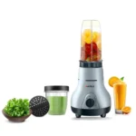 ACTIVA Easy Mix Nutri 2 Jar Mixer Grinder for Smoothies, Chutney & Shakes, Long Lasting Shock Proof Abs Body, Powerful 500 Watt Heavy Duty Motor With Nano Grinding Technology, 2 Years warranty-Black