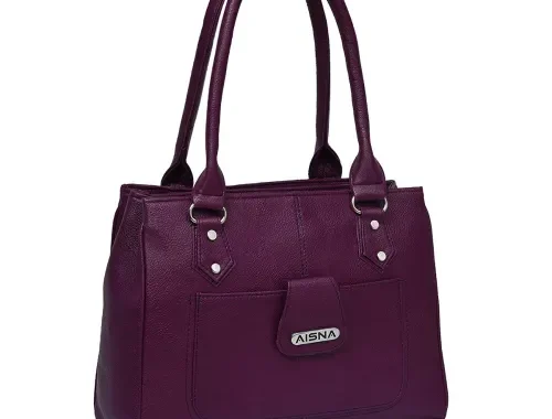 Aisna Handbags for women 3 sapcious partitions and 3 pockets