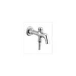 ALTON LEO12110 Brass Bath Tub Spout with Button Attachment (Chrome)