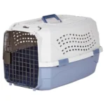 AmazonBasics Two Door Top Load Pet Kennel | 23-inch | Portable Airline Pet Carrier for Small Dogs, Cats, Puppies and Kitten | Medium