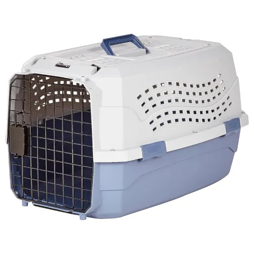 AmazonBasics Two Door Top Load Pet Kennel | 23-inch | Portable Airline Pet Carrier for Small Dogs, Cats, Puppies and Kitten | Medium AmazonBasics Two Door Top Load Pet Kennel | 23-inch | Portable Airline Pet Carrier for Small Dogs, Cats, Puppies and Kitten | Medium