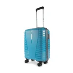 Aristocrat Airpro 8-Wheel Cabin Size Hard Case Trolley Bag, Teal Blue .