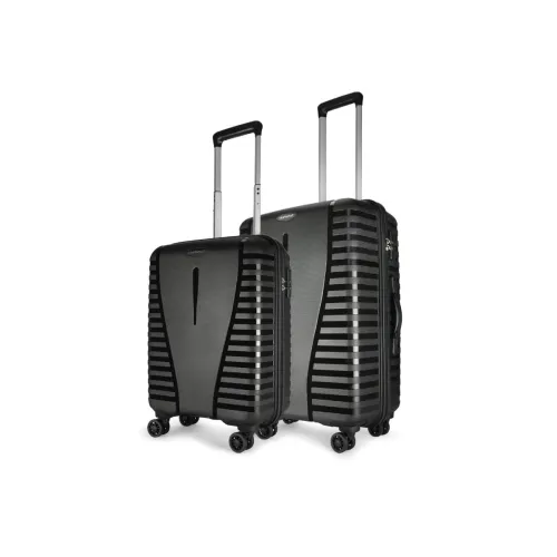 Aristocrat Airpro Set of 2 (Cabin+Medium) Trolley Bags, Jet Black Aristocrat Airpro Set of 2 (Cabin+Medium) Trolley Bags, Jet Black