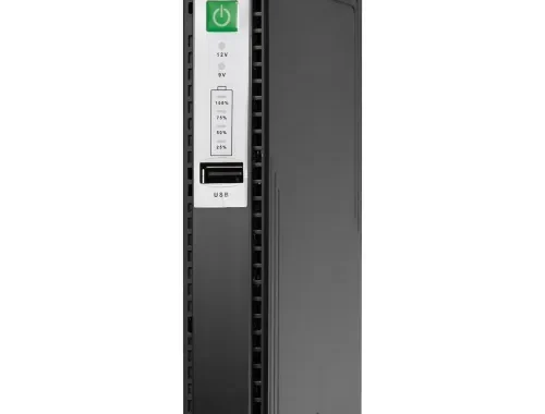 Artis AR-MINIDC-3 Mini UPS for WiFi Router / Modem/Set top Box Devices. 8800mAh Battery. Supports 9V/12V-1A / 1.5A / 2A Routers. USB Port Phone Charging.Battery Level Indicator. BIS Certified
