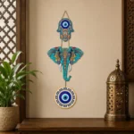 Artvibes Designer Elephant Wooden Wall Hanging For Luck Properity For Home Decoration | Livingroom | Spiritual Decor Items | Wall Illustrations | Ethnic Wall Decor | Wall Art Print (WH_8506N)