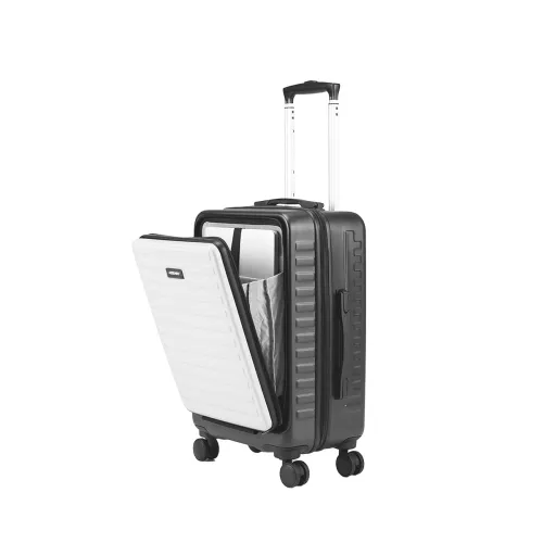 Assembly Stark 20 Inch Cabin Trolley Bag Hard Shell Polycarbonate Suitcase with TSA Lock 8 Spinner Wheels Carry On Luggage Grey Silver Assembly Stark 20 Inch Cabin Trolley Bag Hard Shell Polycarbonate Suitcase with TSA Lock 8 Spinner Wheels Carry On Luggage Grey Silver