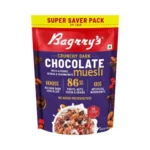 Bagrry’s Crunchy Dark Chocolate Muesli 700g / 750g | 100% Belgian Dark Chocolate Muesli | 86% Fruits, Nuts, Cocoa & Grains | No Artificial Ingredients | High Fibre Breakfast Cereal