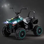Baybee Monstro ATV Baby Electric Bike for Kids | Rechargeable Kids Bike with LED Lights, USB & Music | Big Battery Operated Bikes | Ride on Toy Bike for Kid to Drive 2 Years to 5 Years (Green)