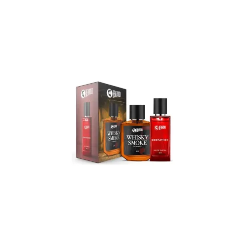 BEARDO Whisky Smoke & Godfather Perfume Giftset for Man (50 Ml X 2)|Spicy, Woody & Aromatic|Long Lasting Fragrance |Perfume for Men |Premium Perfume | Giftset for Men