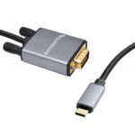 BlueRigger Premium USB C 3.1 to VGA Adapter Cable (Thunderbolt 3 Compatible) for MacBook Pro 2017/18/19/20, MacBook Air/iPad Pro 2020, Surface Book 2, Samsung Galaxy S8/S9/S20 (6 Feet / 1.8 Meters)