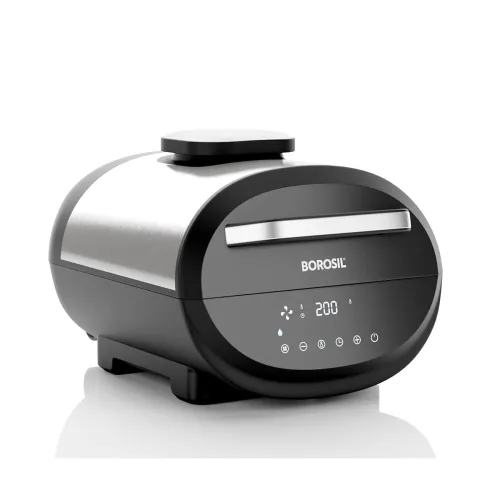 Borosil Best 6.1 L Air Fryer | 4 in 1 Function with QuickFry Technology, Auto Off Function | Air Fryer for Bake, Grill, Roast, Reheat etc. | 90% Less Oil | 2 Year Warranty | Black Borosil Best 6.1 L Air Fryer | 4 in 1 Function with QuickFry Technology, Auto Off Function | Air Fryer for Bake, Grill, Roast, Reheat etc. | 90% Less Oil | 2 Year Warranty | Black