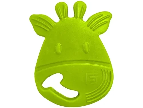 Buddsbuddy 100% BPA Free Soft Silicone Baby Teether for 3 to 6 Babies (Zuzu, Green)